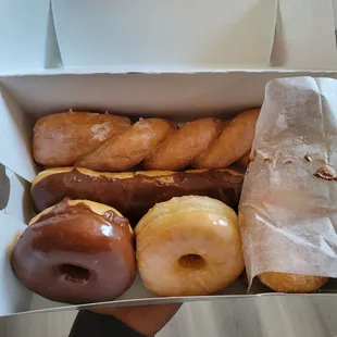 chocolate, glazed, sugar