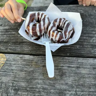 Tuxedo Donut on a stick
