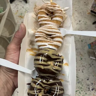 Cinnamon Bun and Chocolate &amp; PB