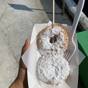 Funnel Cake Doughnut