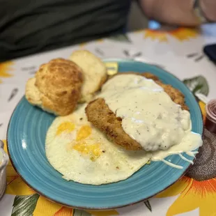 Chicken Fried Steak &amp; Eggs