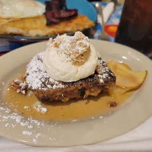 Banana bread (GF) French toast