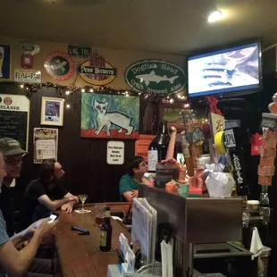The owners passions, bars and cats