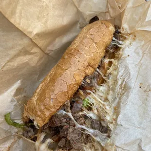 Korean BBQ Cheesesteak Sandwich