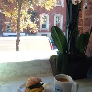 Spicy Egg & Cheese Sandwich