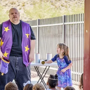 Laughing the entire time!