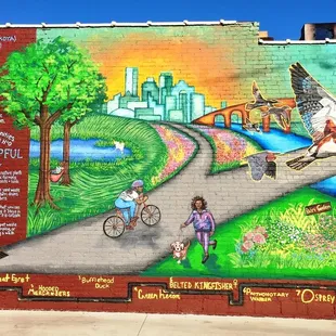 Mural on outside of building pt 1