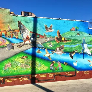 Mural on outside of building pt 2