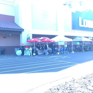 Find these awesome folks right in front of the big box home improvement retailer!