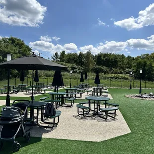 Outside patio area