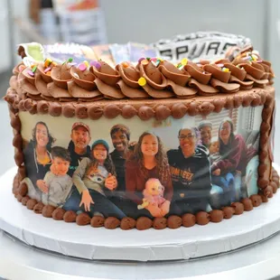 Edible image, favorite things cake