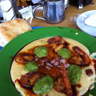 Dirty Shrimp and Grits - Breakfast