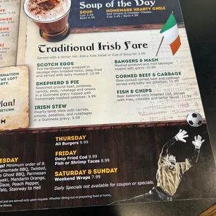 Irish favorites