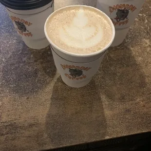 Timeless kindness display in a lavender oat latte