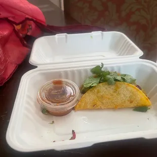 Chorizo taco