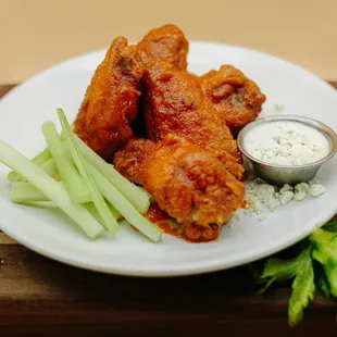 Apricot sriracha wings