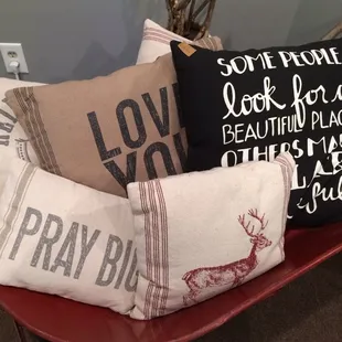 Precious pillows