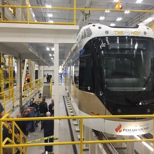 The Hop maintenance building. Can't wait until these puppies start rolling!