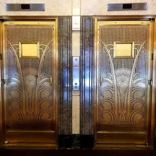 Elevator doors at The Ambassador Hotel