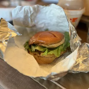 Single Cheeseburger with fried egg