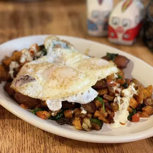 The Veggie Hash  My spouse ate every last bite and didn&apos;t offer to share. That means he was really enjoying it:)