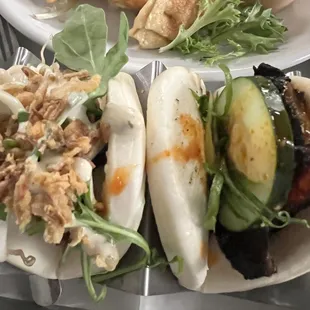 Boo Yah! Bao Buns - Lemongrass Chicken and Pork Belly