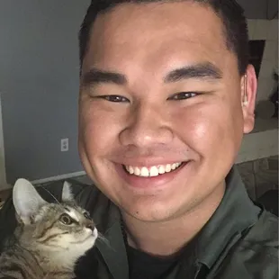 My handsome self with a beautiful dope barbershop cut.