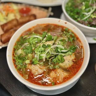 26. Spicy Beef Vermicelli Noodle Soup ($17.45)
