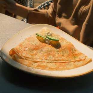 Salmon Crepes