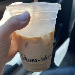 S Turns Latte w/ Whole Milk ($9)