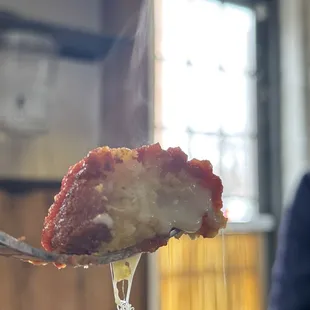 Bite of arancini