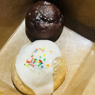 Lemon Ricotta and Chocolate cookies