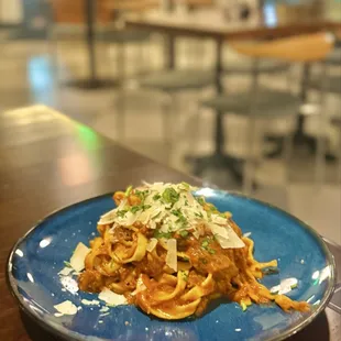 Fettuccine with Braised Wild Boar