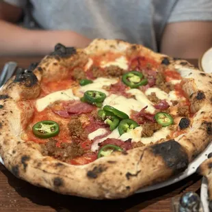 Jalapeño pizza