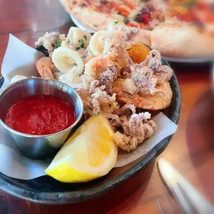 Fried Calamari and Shrimp