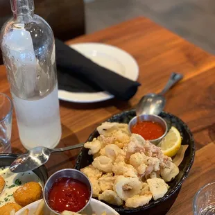 Fried Calamari and Shrimp