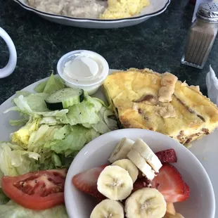 Bacon and cheddar quiche