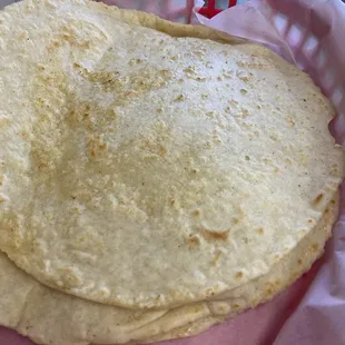 Really good hands made corn tortillas