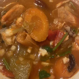 7 mares $15 good soup for the price!