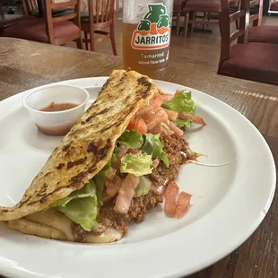 Quesadilla de chorizo