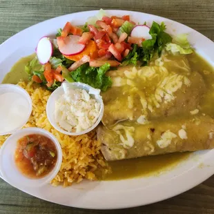 Enchiladas Verde