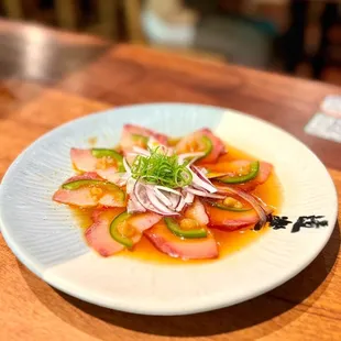 Hamachi Carpaccio - love me some hamachio!   :P