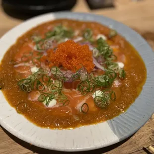 Salmon Carpaccio, 10/10!!! So much flavor and different textures!