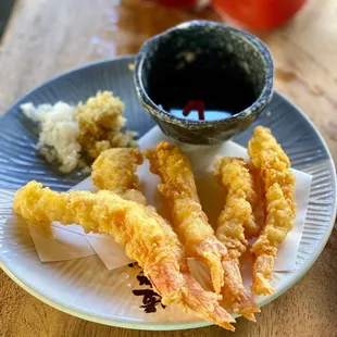 Jumbo Shrimp Tempura. Not very jumbo.