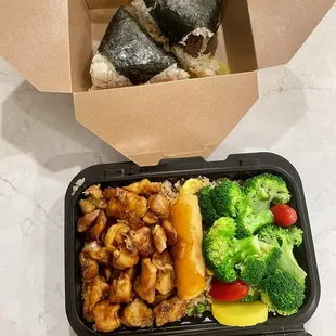 Onigiri &amp; Chicken Teriyaki