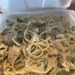 Chicken Primavera was great as usual.