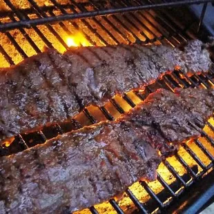 Dorflers has the BEST Marinated Skirt Steak around!  All Prime Meats
