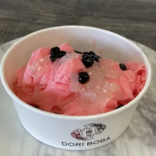 Fresh Strawberry Yogurt Shave Ice