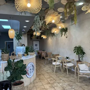 he interior of a restaurant