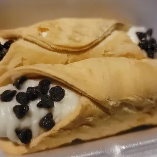black and white toppings